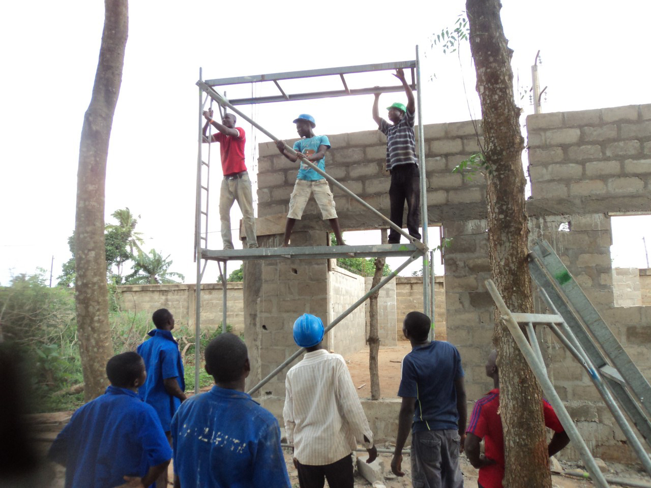 22 Bauarbeiten in Togo